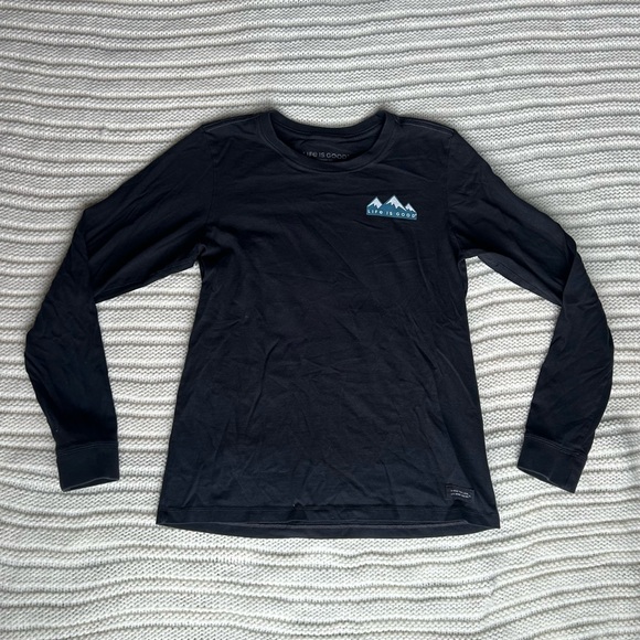 Life Is Good Tops - Life Is Good, Long Sleeve Tee, Size M